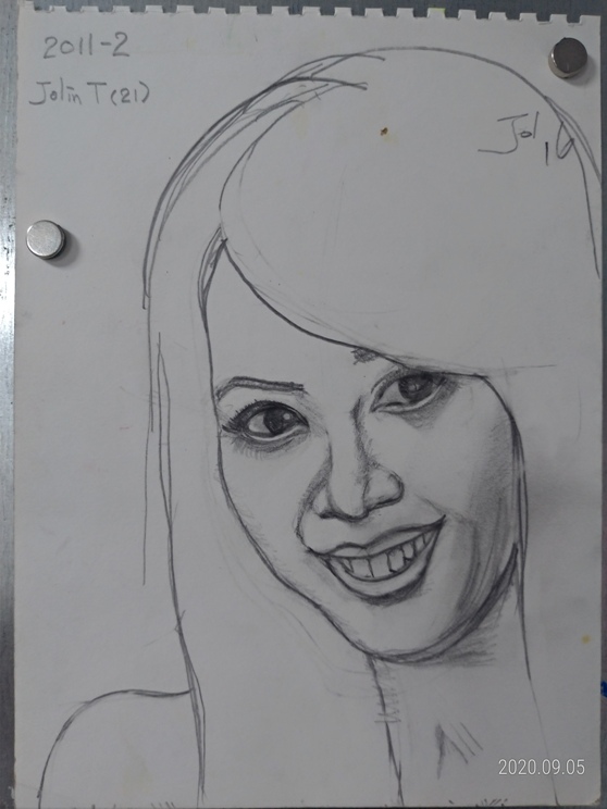 sketch of Jolin Tsai