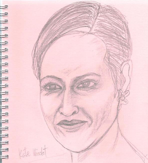 sketch of Kate Winsley
