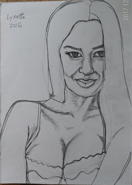 sketch of Lynette