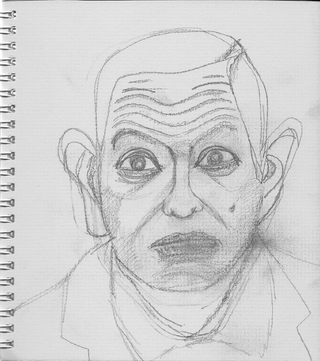 sketch of Mr.Bean