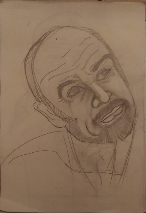 sketch of Seam Connery