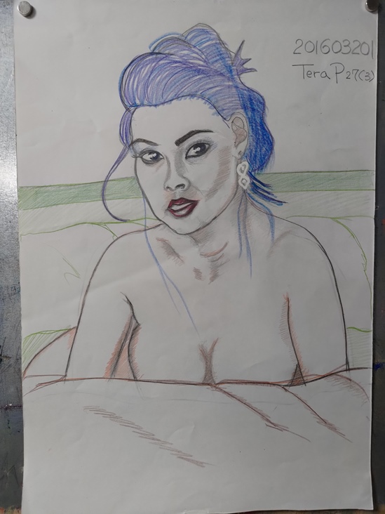 sketch of Tera Patrick